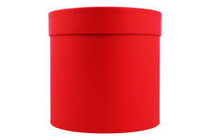 Коробка подарункова червона кругла 15*18см НК-29 Екстрафікс