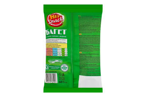 Сухарики хрусткі оригінальні зі смаком сметани з зеленню Багет Hit snack м/у 60г