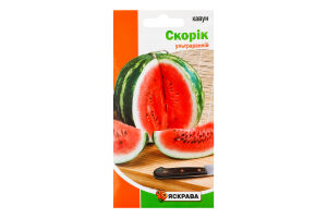 Насіння Кавун Скорік ультраранній 1,5г Яскрава