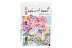 Раскраска на водной основе А4 №WCOLOR4 Пейзажи Brushme 1шт