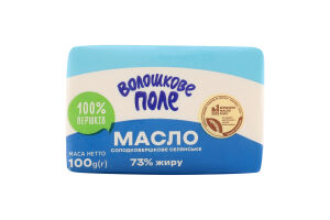 Масло солодковершкове 73% Селянське Волошкове поле м/у 100г
