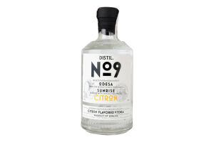 Горілка 500мл 38% особлива Цитрон Distil. №9 пл
