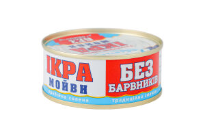 Икра мойвы пробойная соленая Камчадал ж/б 80г