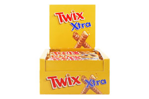 Печиво пісочне з карамеллю вкрите молочним шоколадом Xtra Twix м/у 2х37.5г