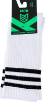 Шкарпетки MovementStandard Active №MS M0350S 00 42-45 білий-чорний