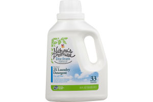 Nature's Promise 2X Laundry Detergent Free and Clear