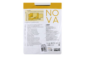 Колготки жіночі Nova Light 20 чорний р.3