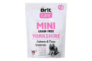 Корм сухой для собак Salmon&Tuna Yorkshire Mini Care Brit д/п 400г
