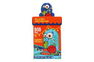 Набор продукции с игрой и игрушкой Подарочный бокс Bob Snail к/у 300г