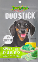 Ласощі д/собак Подвійні палички з шпинатом та сиром 50г Jerhigh