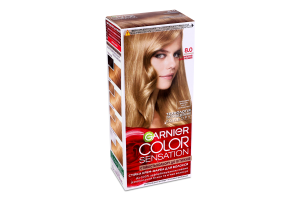 Крем-краска для волос Color Sensation Сияющий светло-русый №8.0 Garnier