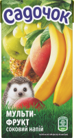 Напиток соковый с мякотью пастеризованный Мультифрукт Садочок т/п 500мл