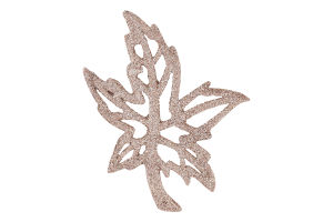 Підвіска Лист кленовий блиск 12х10см 2309-3