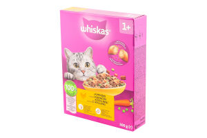 Корм сухий повнораціонний для дорослих котів С куркою Whiskas к/у 300г