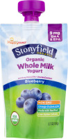 Stonyfield Organic Whole Milk Yogurt Blueberry