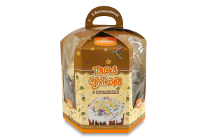 Кулич Праздничный с цукатами Рум'янець к/у 300г