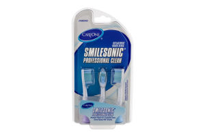 CareOne Smilesonic Professional Clean Replacement Brush Heads - 3 CT