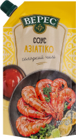 Соус солодкий чилі нестерилізований Азіатіко Верес д/п 200г