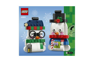 Конструктор для детей от 6лет №40812 Snowman ornaments Lego 168эл