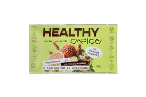 Чай гречишный необжаренный гранулированный с бергамотом и цитрусами Ку Цяо Healthy Choice м/у 30г