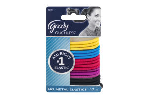 Goody Ouchless No Metal Elastics - 17 CT