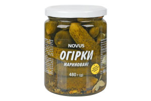Огірки мариновані Novus 480г