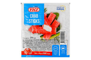 Палички крабові з м'ясом натурального краба Vici охол в/у 200г
