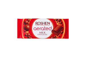 Шоколад молочний пористий Roshen м/у 80г