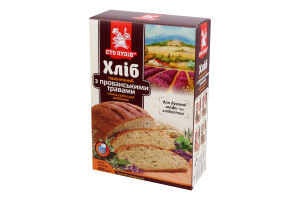 Смесь для выпечки Хлеб пшеничный с прованскими травами Сто пудів к/у 486г