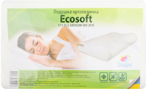 Подушка ортопедична Екософт 49*32*10,5см Добра