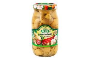 Шампіньйони мариновані з цибулею Rio с/б 420г