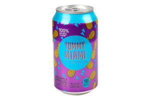 Напій Yummy Miami Pineapple газован з/б