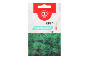 Насіння Кріп Харківський 3г ТМ "1"
