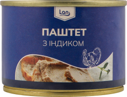 Паштет з індиком 200г ж/б Lan