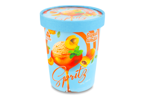 Морозиво сорбет Персик-абрикос Spritz Rud ст 300г