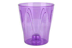 Кашпо д/горщиків д/орхідей Аркада 1,2л бузковий 13*9*14см Еталон-С