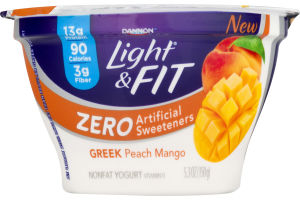 Dannon Light & Fit Greek Nonfat Yogurt Peach Mango