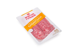 Ковбаса нарізка Баварська М'ясна Гільдія с/к в/с лоток 0.075кг