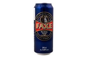 Пиво 0.5л 5.6% світле Royal Export Faxe з/б