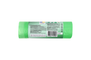 Пакети для сміття з затяжками 35л Max effect 15шт
