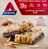 Atkins Almond Coconut Bar - 5 CT