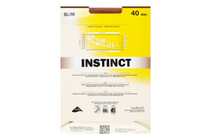 Колготки жіночі Instinct Slim 40den 5 natural