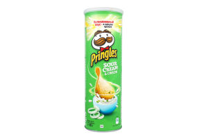 Чіпси Сметана-Цибуля PRINGLES 165г