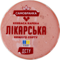 Ковбаса варена Лікарська Самобранка в/с в/у 0.352кг