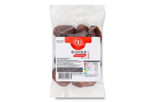 Фініки сушені з кісточкою ТМ "1" м/у 100г