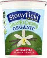 Stonyfield Organic Smooth & Creamy Organic Yogurt French Vanilla