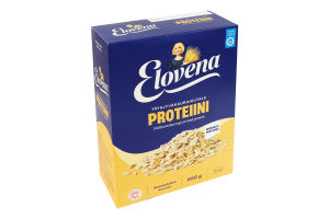 Пластівці вівсяні з цільного зерна з протеїном Elovena к/у 650г