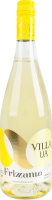 Напиток винный 700мл 6-6.9% белый полусладкий слабоалкогольный газированный Frizzante light Villa UA бут