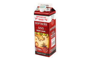 Вино 1л 17% красное ординарное крепленое крепкое Портвейн 555 Приморский Таировский Премиум Преміум Вин т/п