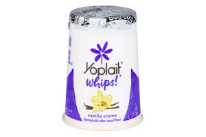 Yoplait Whips! Mousse Yogurt Vanilla Creme
